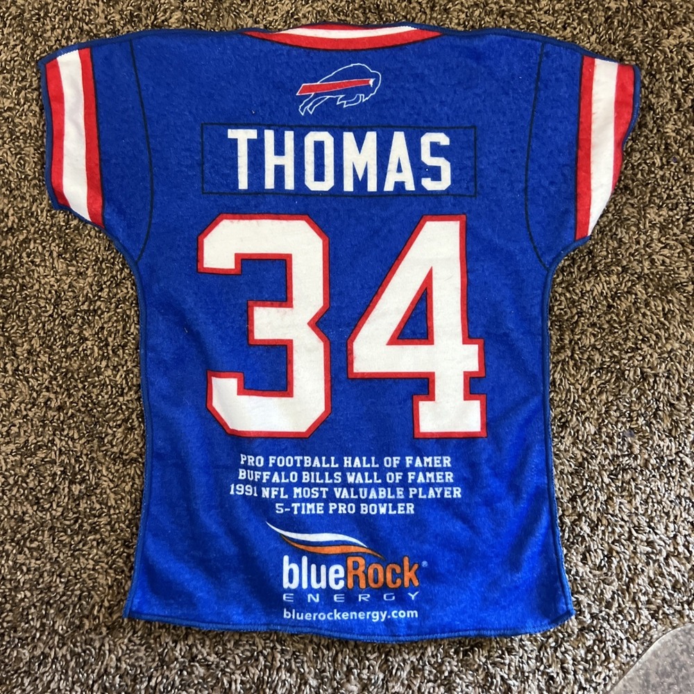 Thurman Thomas Buffalo Bills Rally Towel Officially Licensed NFL‎ SGA